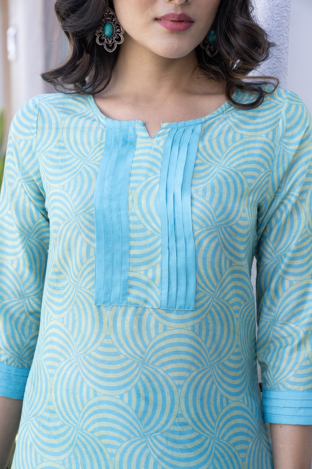 Green Glaze Kurta Set